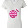 Women's Short Sleeve V-Neck T-Shirt Thumbnail