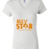 Women's Short Sleeve V-Neck T-Shirt Thumbnail