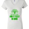 Women's Short Sleeve V-Neck T-Shirt Thumbnail