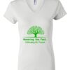 Women's Short Sleeve V-Neck T-Shirt Thumbnail