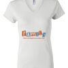 Women's Short Sleeve V-Neck T-Shirt Thumbnail