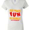 Women's Short Sleeve V-Neck T-Shirt Thumbnail