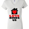 Women's Short Sleeve V-Neck T-Shirt Thumbnail