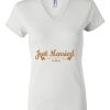 Women's Short Sleeve V-Neck T-Shirt Thumbnail