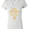 Women's Short Sleeve V-Neck T-Shirt Thumbnail