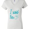 Women's Short Sleeve V-Neck T-Shirt Thumbnail