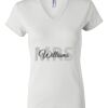 Women's Short Sleeve V-Neck T-Shirt Thumbnail