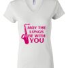 Women's Short Sleeve V-Neck T-Shirt Thumbnail