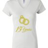 Women's Short Sleeve V-Neck T-Shirt Thumbnail