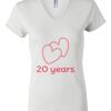 Women's Short Sleeve V-Neck T-Shirt Thumbnail