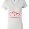 Women's Short Sleeve V-Neck T-Shirt Thumbnail
