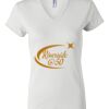 Women's Short Sleeve V-Neck T-Shirt Thumbnail