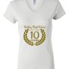 Women's Short Sleeve V-Neck T-Shirt Thumbnail