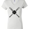 Women's Short Sleeve V-Neck T-Shirt Thumbnail