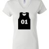 Women's Short Sleeve V-Neck T-Shirt Thumbnail