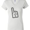 Women's Short Sleeve V-Neck T-Shirt Thumbnail