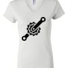 Women's Short Sleeve V-Neck T-Shirt Thumbnail