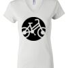 Women's Short Sleeve V-Neck T-Shirt Thumbnail