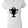 Women's Short Sleeve V-Neck T-Shirt Thumbnail