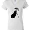 Women's Short Sleeve V-Neck T-Shirt Thumbnail