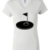 Women's Short Sleeve V-Neck T-Shirt Thumbnail