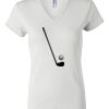 Women's Short Sleeve V-Neck T-Shirt Thumbnail