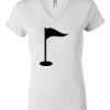 Women's Short Sleeve V-Neck T-Shirt Thumbnail
