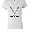 Women's Short Sleeve V-Neck T-Shirt Thumbnail