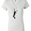 Women's Short Sleeve V-Neck T-Shirt Thumbnail