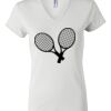 Women's Short Sleeve V-Neck T-Shirt Thumbnail