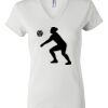 Women's Short Sleeve V-Neck T-Shirt Thumbnail