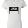 Women's Short Sleeve V-Neck T-Shirt Thumbnail