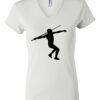 Women's Short Sleeve V-Neck T-Shirt Thumbnail