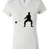 Women's Short Sleeve V-Neck T-Shirt Thumbnail