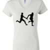 Women's Short Sleeve V-Neck T-Shirt Thumbnail