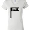 Women's Short Sleeve V-Neck T-Shirt Thumbnail
