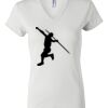 Women's Short Sleeve V-Neck T-Shirt Thumbnail