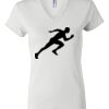 Women's Short Sleeve V-Neck T-Shirt Thumbnail