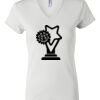Women's Short Sleeve V-Neck T-Shirt Thumbnail