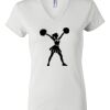 Women's Short Sleeve V-Neck T-Shirt Thumbnail