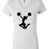 Women's Short Sleeve V-Neck T-Shirt Thumbnail