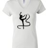 Women's Short Sleeve V-Neck T-Shirt Thumbnail