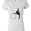 Women's Short Sleeve V-Neck T-Shirt Thumbnail