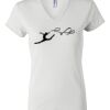 Women's Short Sleeve V-Neck T-Shirt Thumbnail
