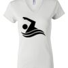 Women's Short Sleeve V-Neck T-Shirt Thumbnail