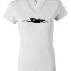 Women's Short Sleeve V-Neck T-Shirt Thumbnail