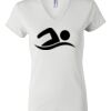 Women's Short Sleeve V-Neck T-Shirt Thumbnail