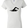 Women's Short Sleeve V-Neck T-Shirt Thumbnail