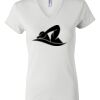 Women's Short Sleeve V-Neck T-Shirt Thumbnail