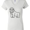 Women's Short Sleeve V-Neck T-Shirt Thumbnail